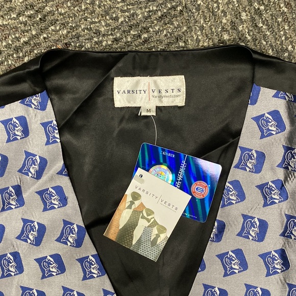 Duke Blue Devils Varsity Vests Suit Vest - Picture 4 of 5